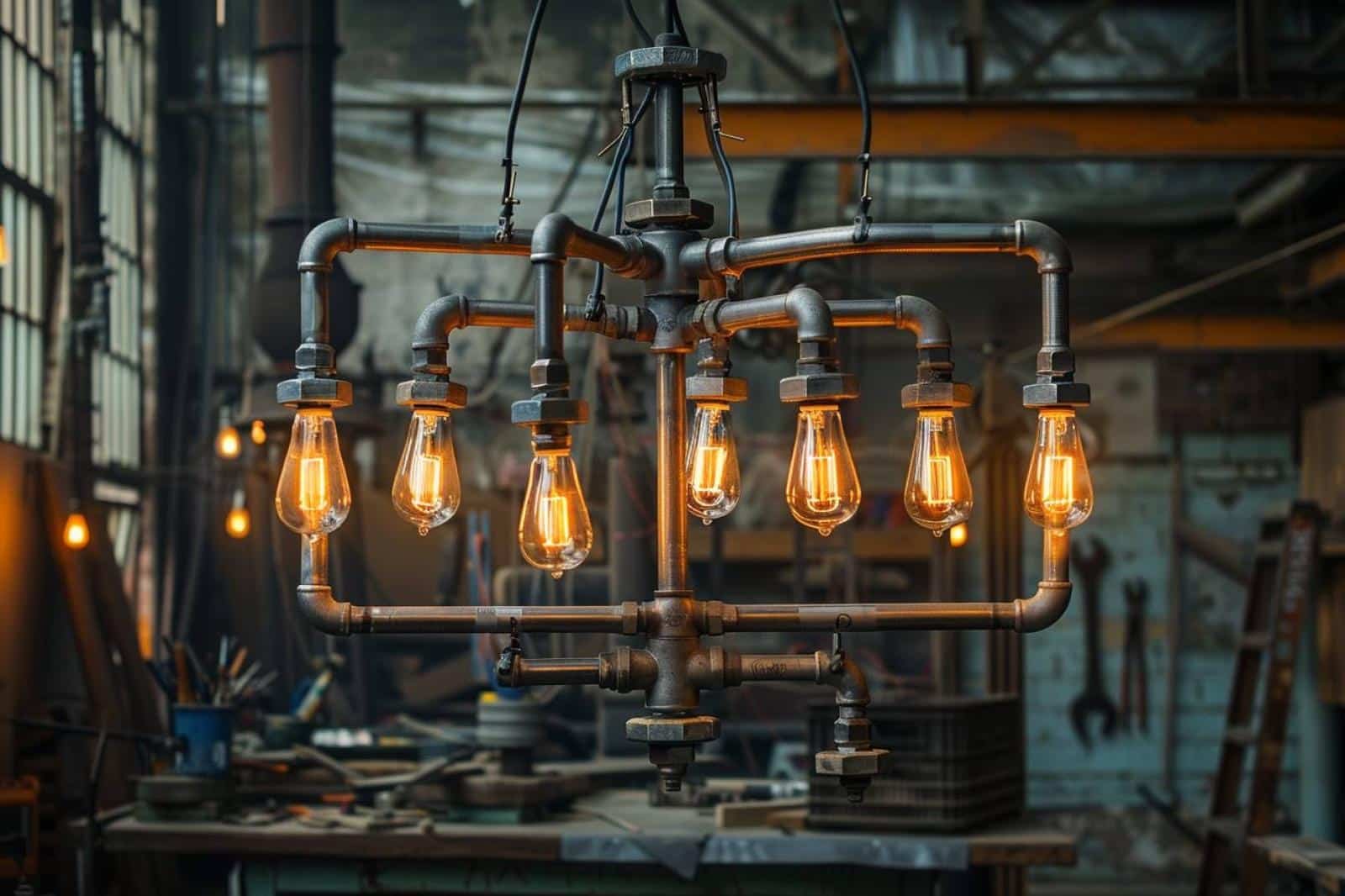 Comment fabriquer un lustre industriel chez soi ?