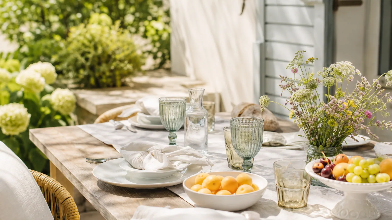 Dresser une jolie table d'été en extérieur : idées simples et chics