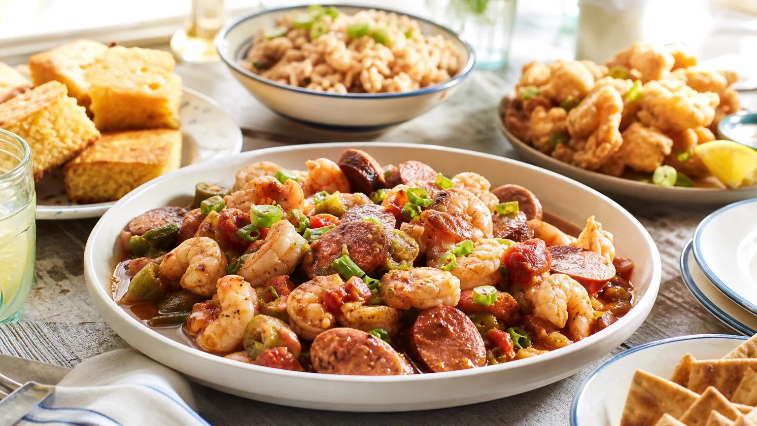 Délices Cajun et Créoles : Recettes de Dîner, Desserts et Autres Gourmandises