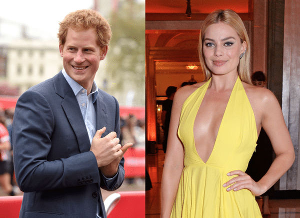 Echange de SMS entre l’actrice Margot Robbie et le prince Harry