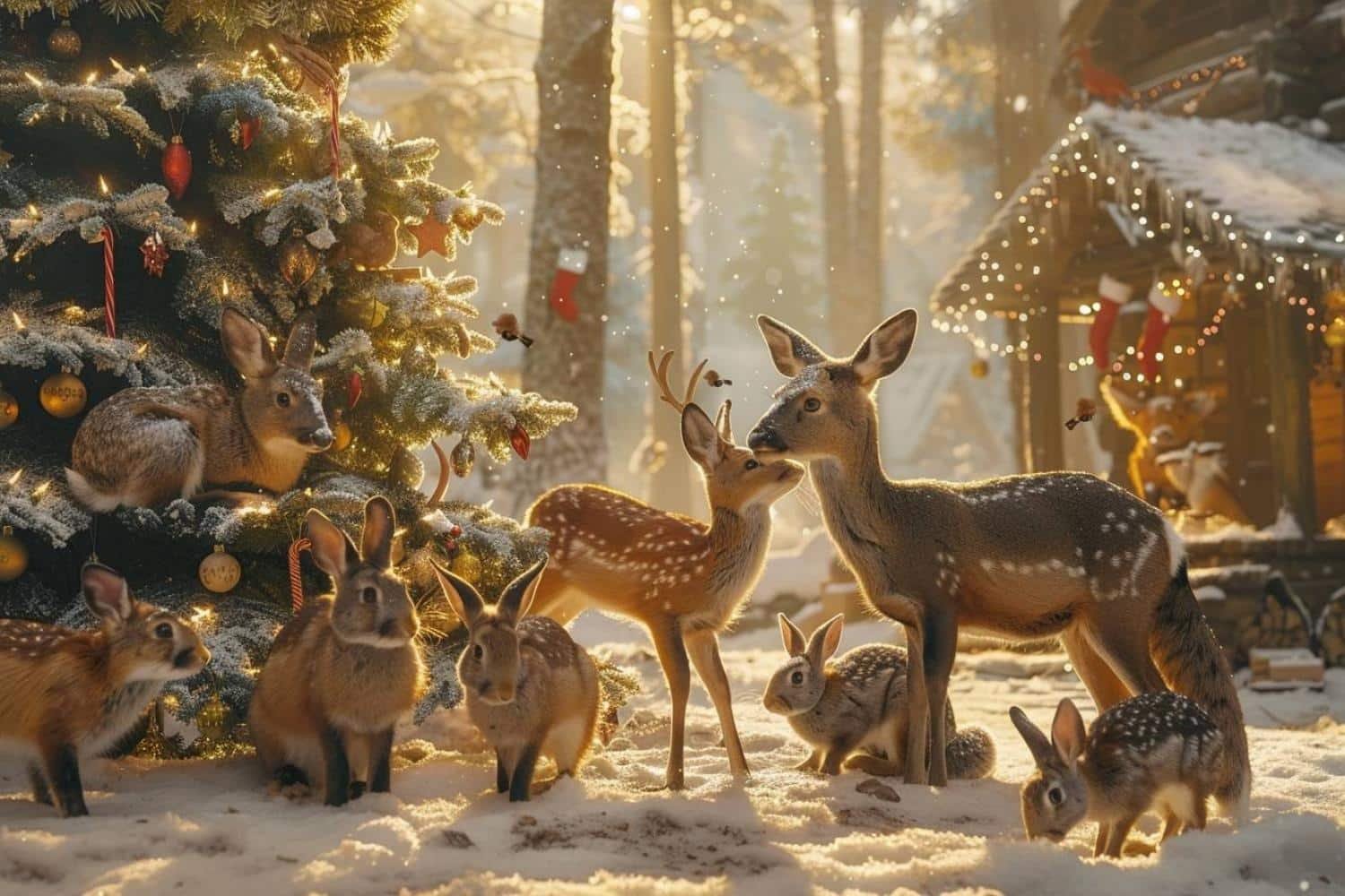 Embellissez votre Noël avec des Animaux des Bois : Ces Adorables Créatures Sont Incontournables !