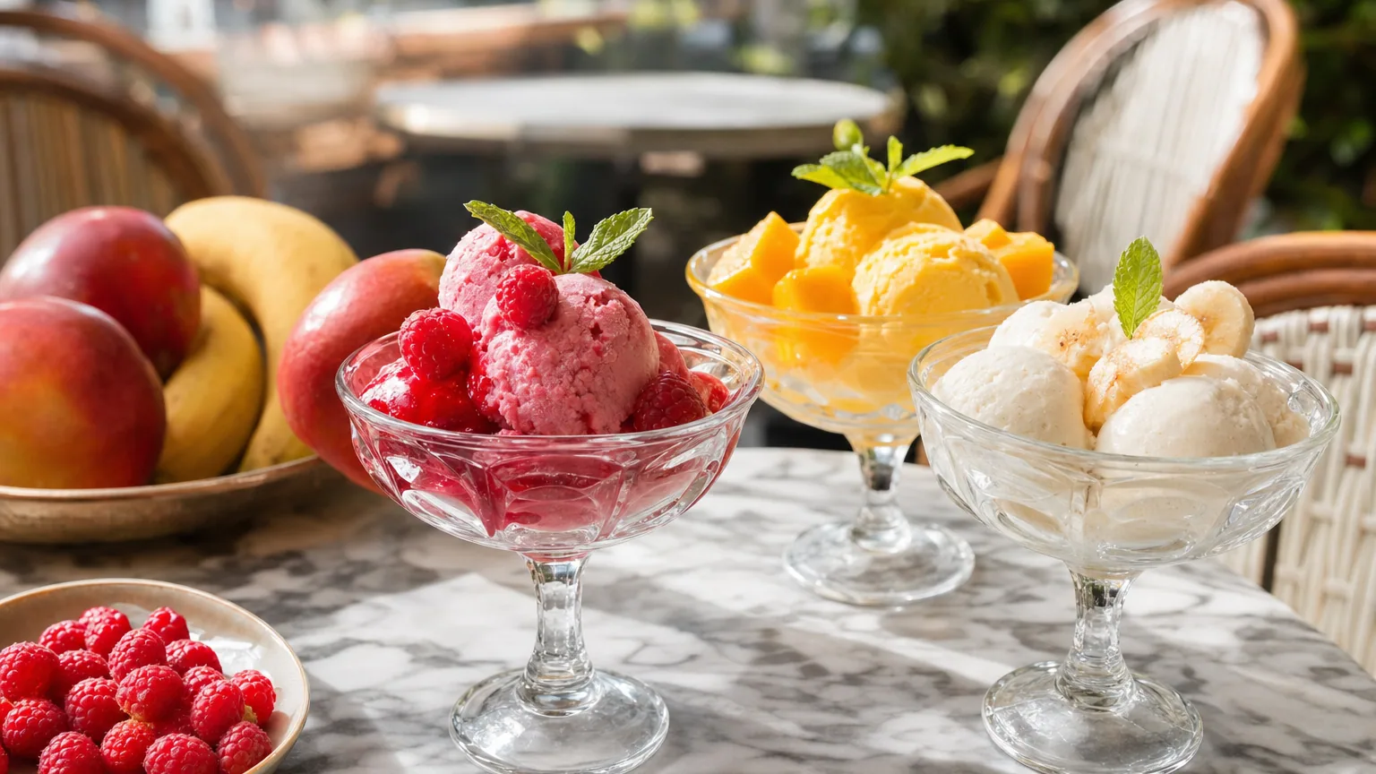 Glaces et sorbets maison sans sorbetière : la méthode facile de l'été