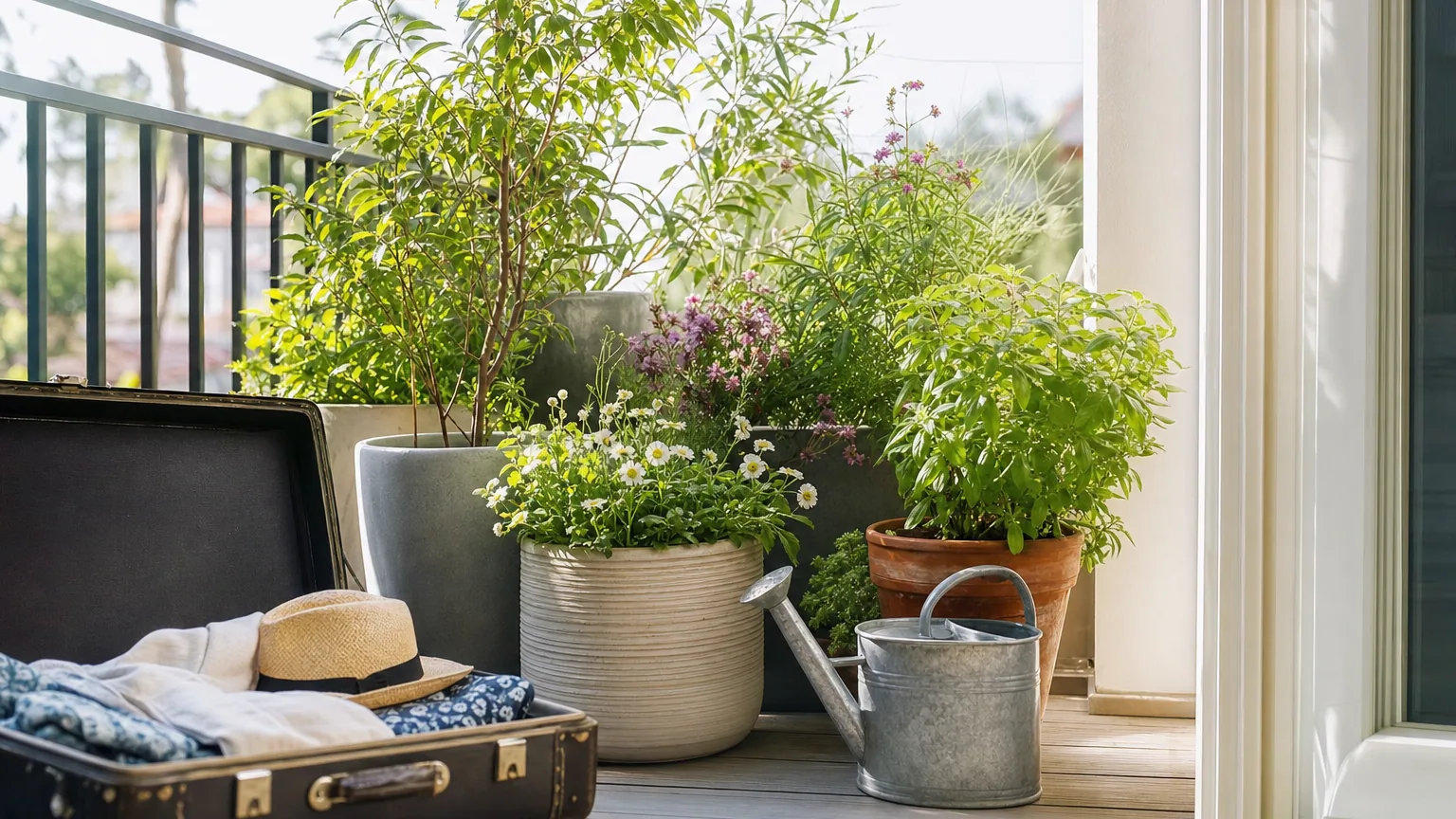 Partir en vacances sans sacrifier ses plantes : les gestes qui les gardent en vie
