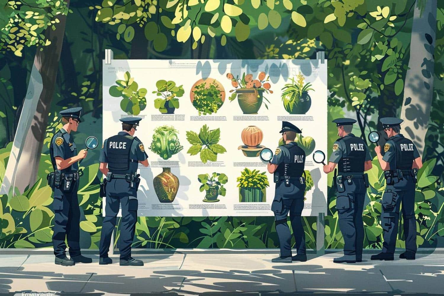 La police fait appel à la population pour élucider le mystère des ornements de jardin volés