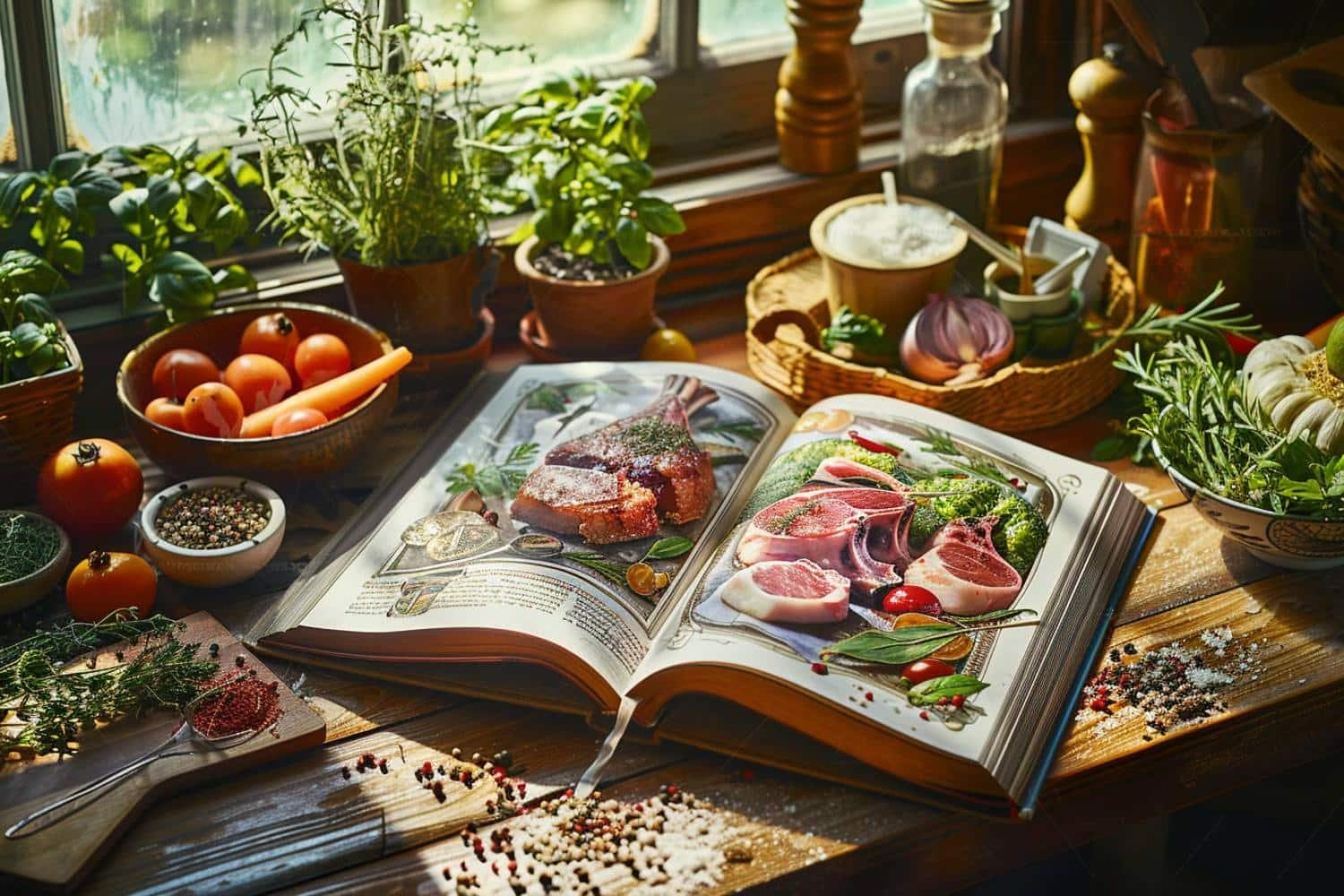 Le Livre de Cuisine du Chasseur et Pêcheur : Recettes Savoureuses pour les Amateurs de Viande et de Poisson
