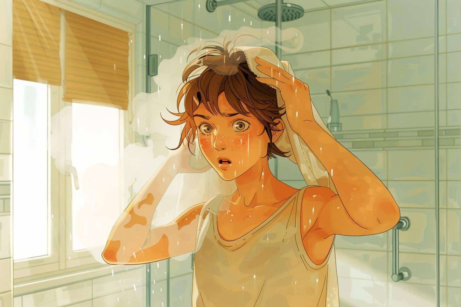 Les Douches Chaudes Sont-elles Défavorables à la Peau et aux Cheveux ?