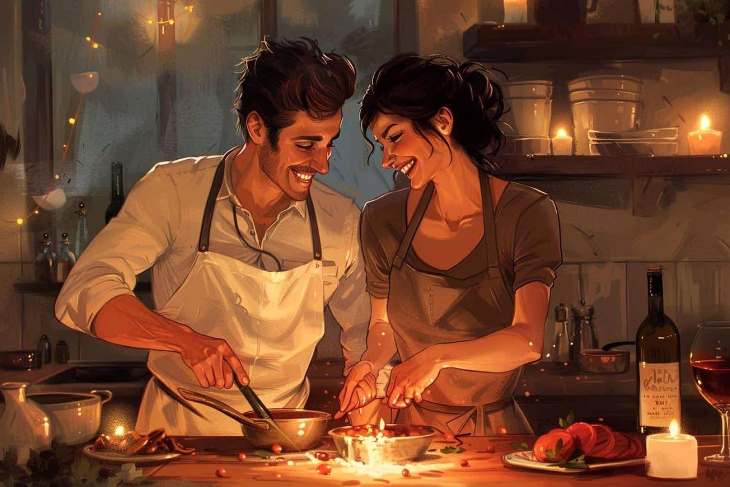 Recettes à Cuisiner en Duo pour des Soirées Romantiques
