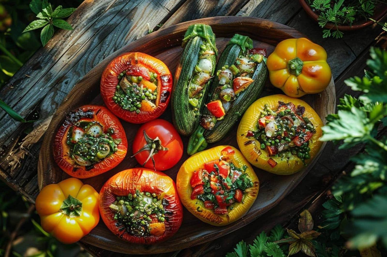 recettes originales de légumes farcis estivaux pour varier des classiques tomates