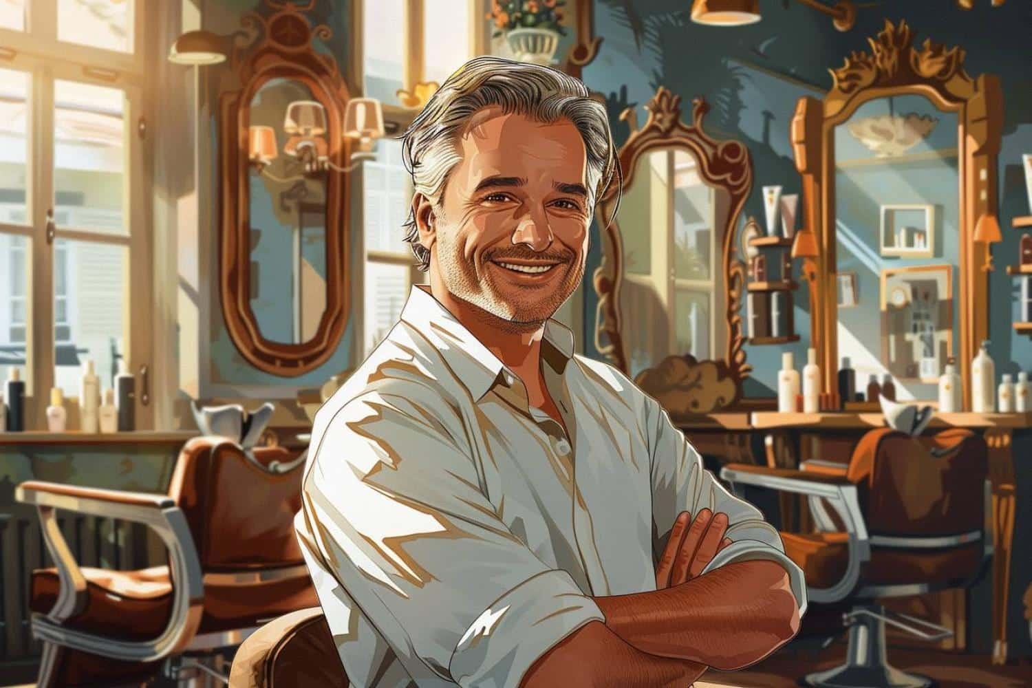 Un coiffeur chaleureux tire sa révérence