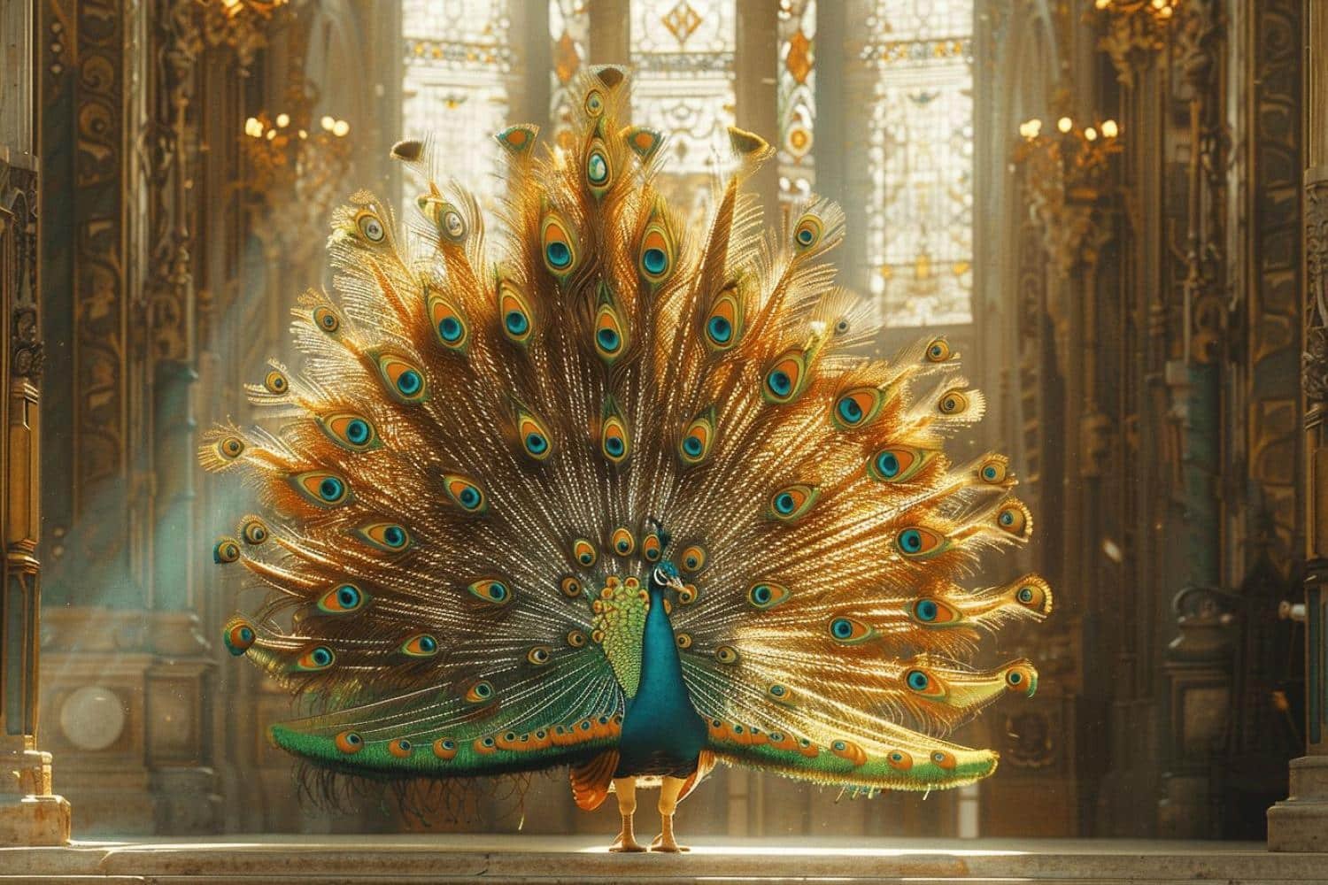 Une majestueuse paonne pour mettre à l’honneur l’Art déco à Reims