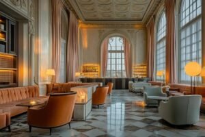 À Amsterdam, un espace inspiré par l’art déco mêlant l’élégance française et la simplicité flamande