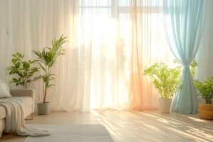 Adieu rideaux lourds : découvrez la tendance fraîche pour enjoliver votre intérieur durant la canicule !