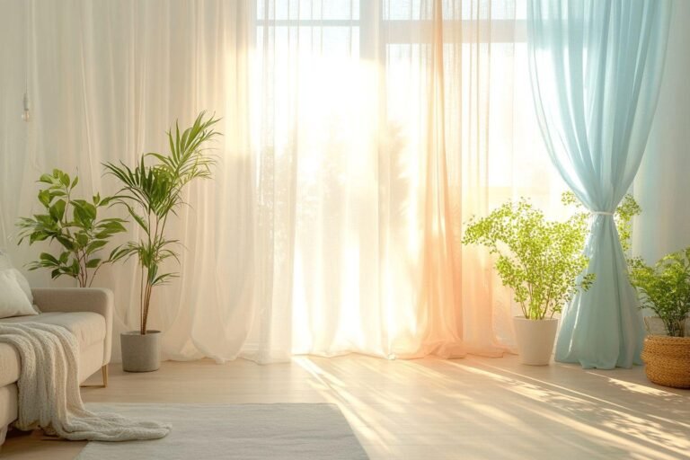 Adieu rideaux lourds : découvrez la tendance fraîche pour enjoliver votre intérieur durant la canicule !