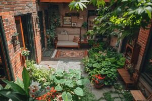 astuces d’experts pour agrandir visuellement votre jardin de cour : optimisez chaque mètre carré de votre coin urbain