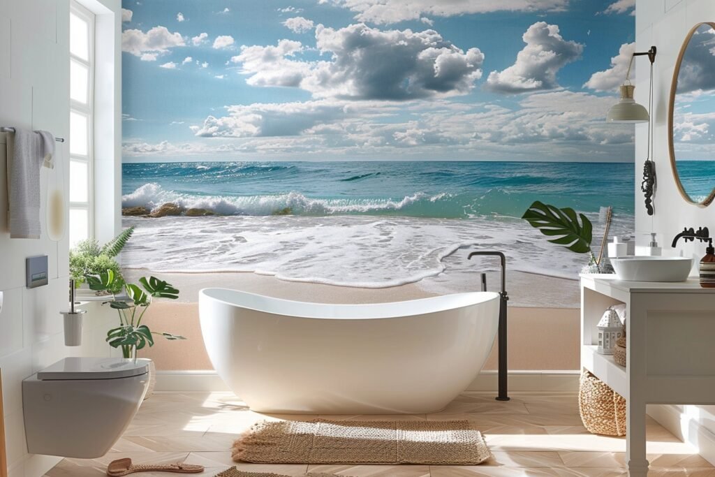 Comment choisir un papier peint panoramique pour sa salle de bain ?