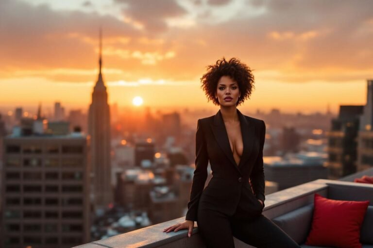 comment halle berry transforme le costume noir classique en une tenue audacieuse