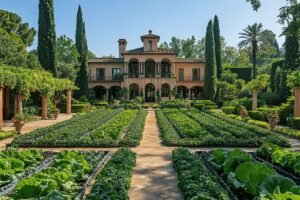 découverte de la superbe villa à 1,7 million de livres de zoella avec son immense potager