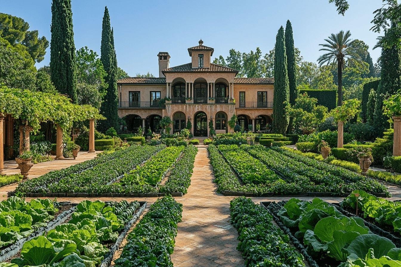 découverte de la superbe villa à 1,7 million de livres de zoella avec son immense potager