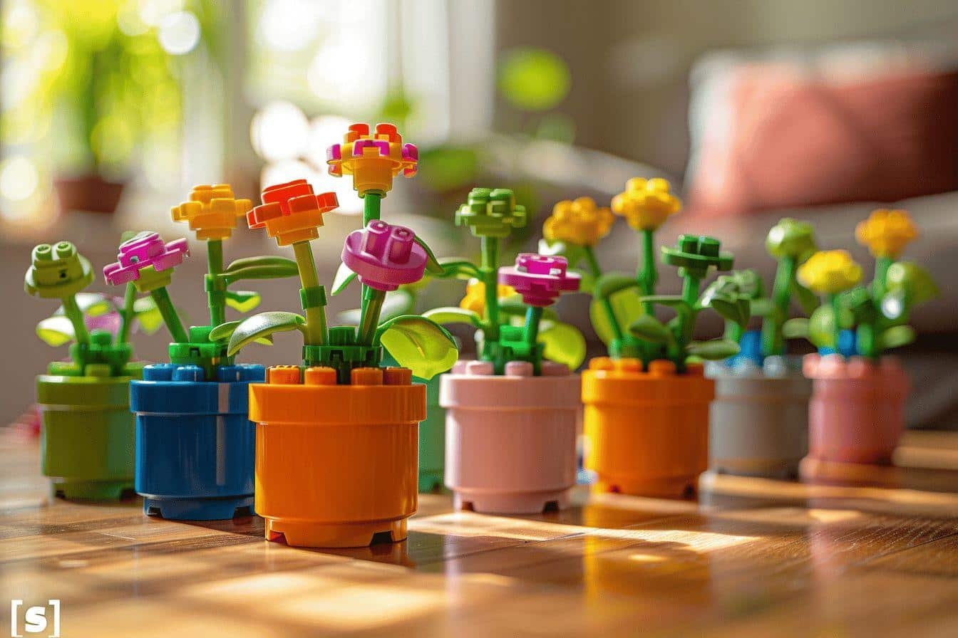Des alternatives créatives aux plantes en pot : 4 idées de décoration LEGO abordables sous 13 euros