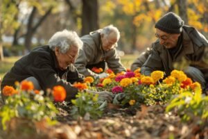 Des anciens combattants de Chelsea participent à la création de leur tout premier jardin d’exposition