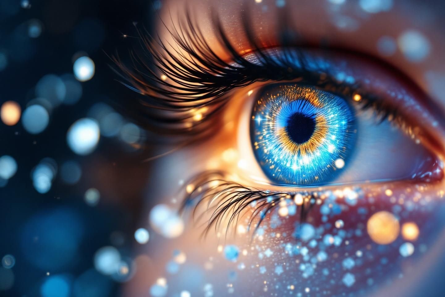 Des lentilles de couleurs bleu Topaz pour un nouveau look !