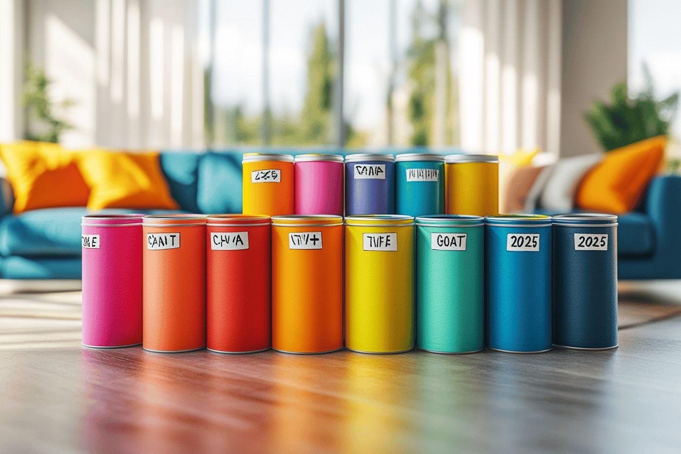 Dynamisez votre intérieur avec les couleurs tendances de 2025