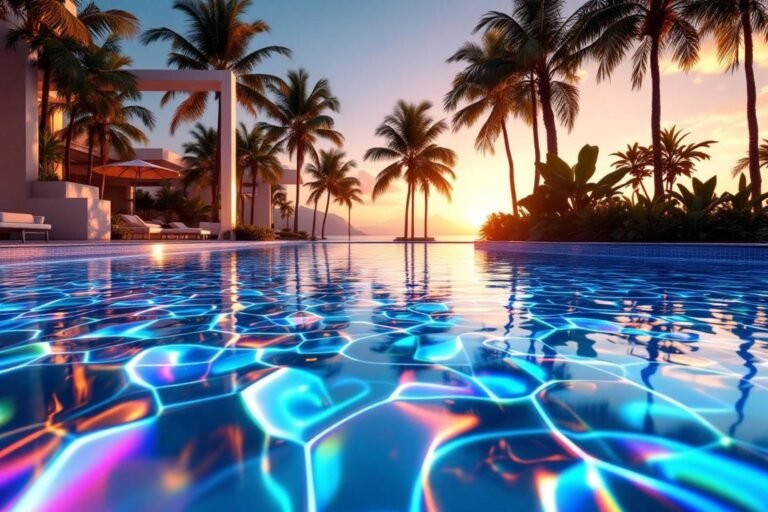 En 2025, faites l’impasse sur le liner et la pierre de Bali, ce nouveau revêtement de piscine tendance fait sensation