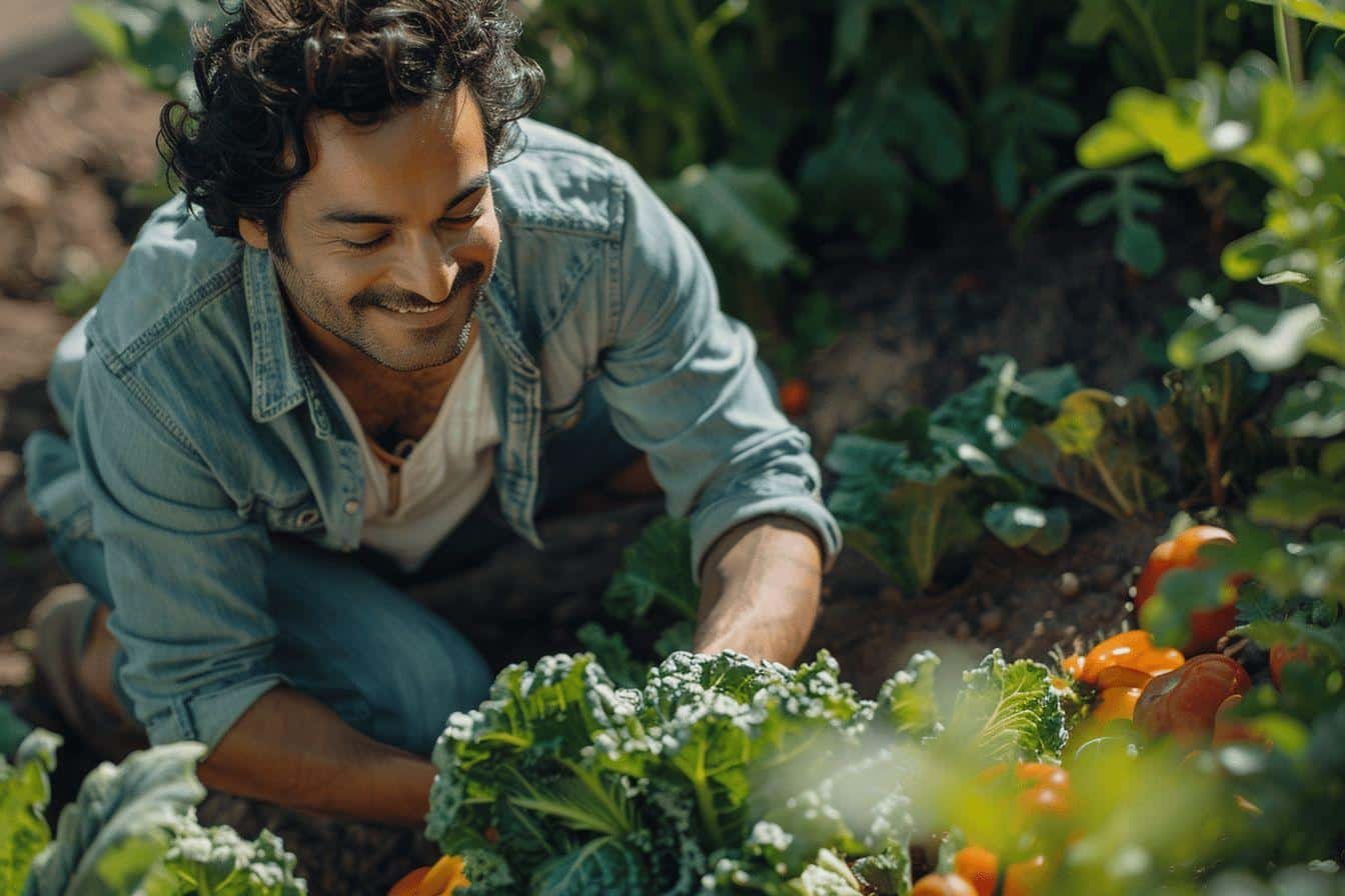Jackky Bhagnani partage son expérience de jardinage en cultivant ses propres légumes