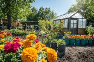 Journée marquante pour le cours d’horticulture de l’école de jardinage