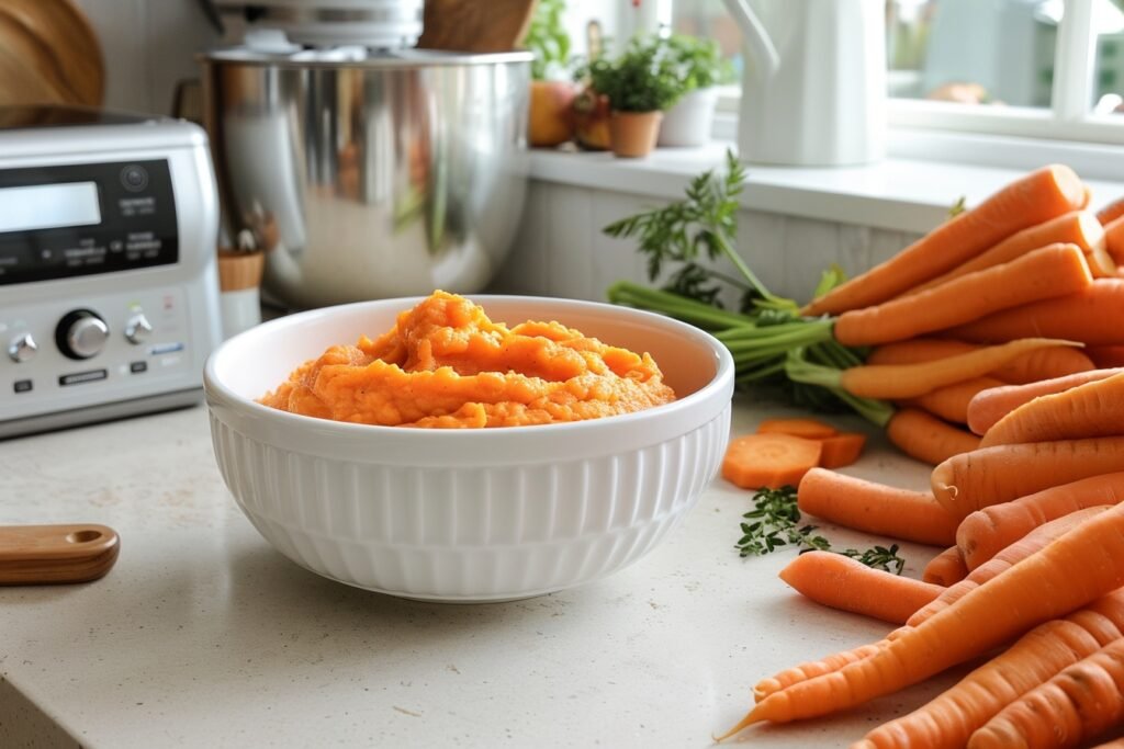 La recette de la purée de carottes Thermomix