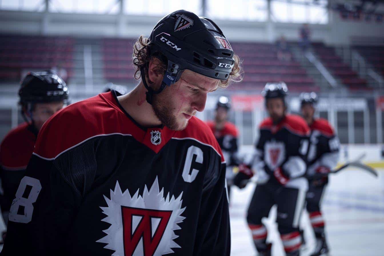 la saison des devils se termine tragiquement avec une défaite en double prolongation face aux hurricanes