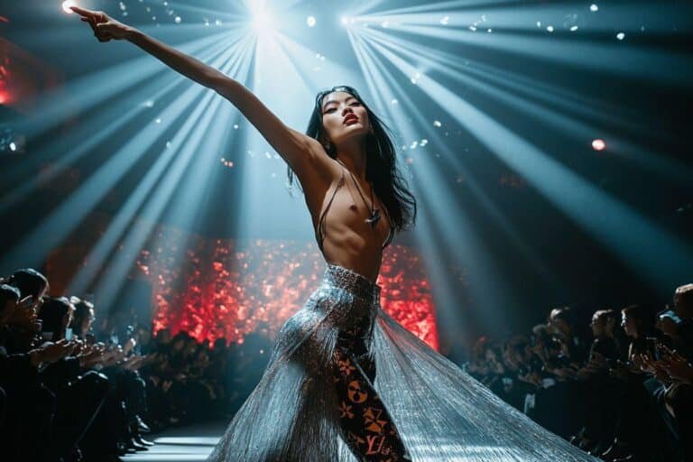 La supermodel Anok Yai éblouit au défilé Louis Vuitton lors de la semaine de la mode à Paris