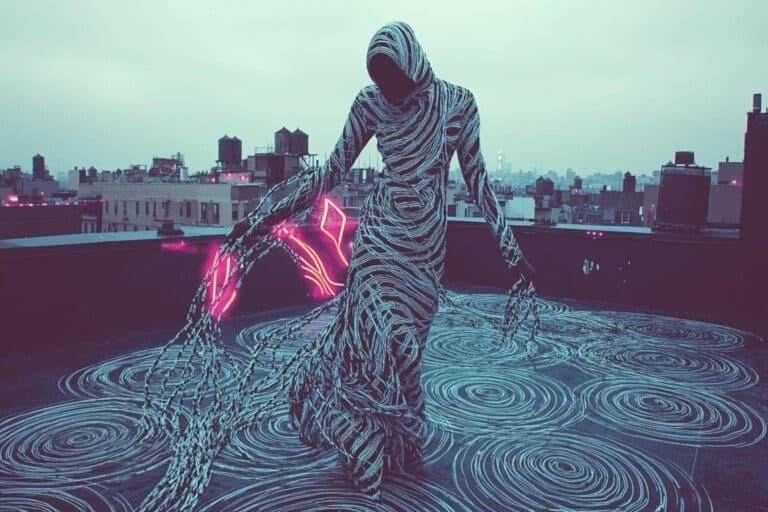 l’anxiété sociale et les spirales de fibonacci embellissent le défilé de mode au cca