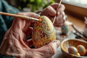 l’art de décorer des œufs de Pâques