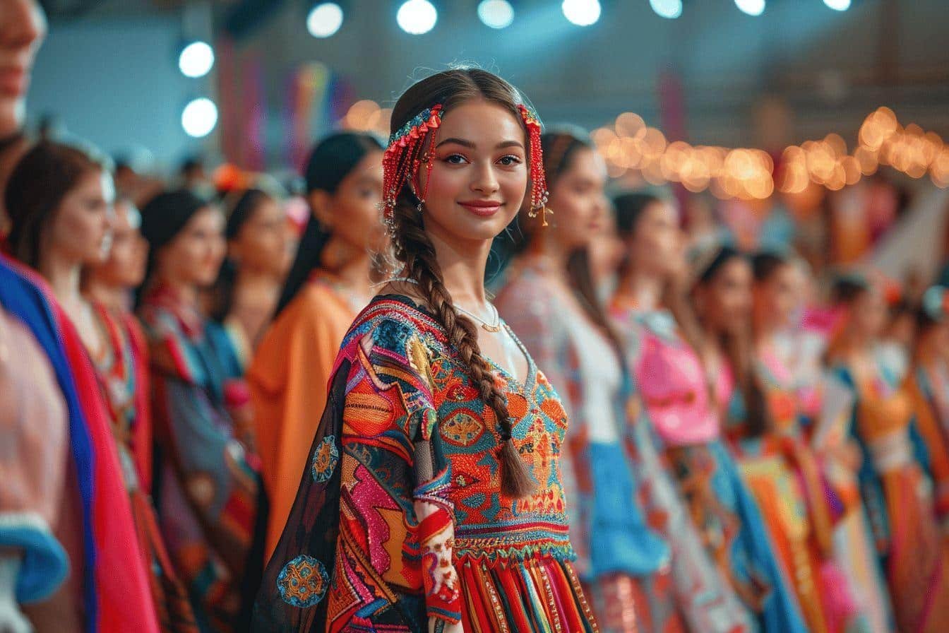 l’association des étudiants internationaux prépare un défilé de mode traditionnel