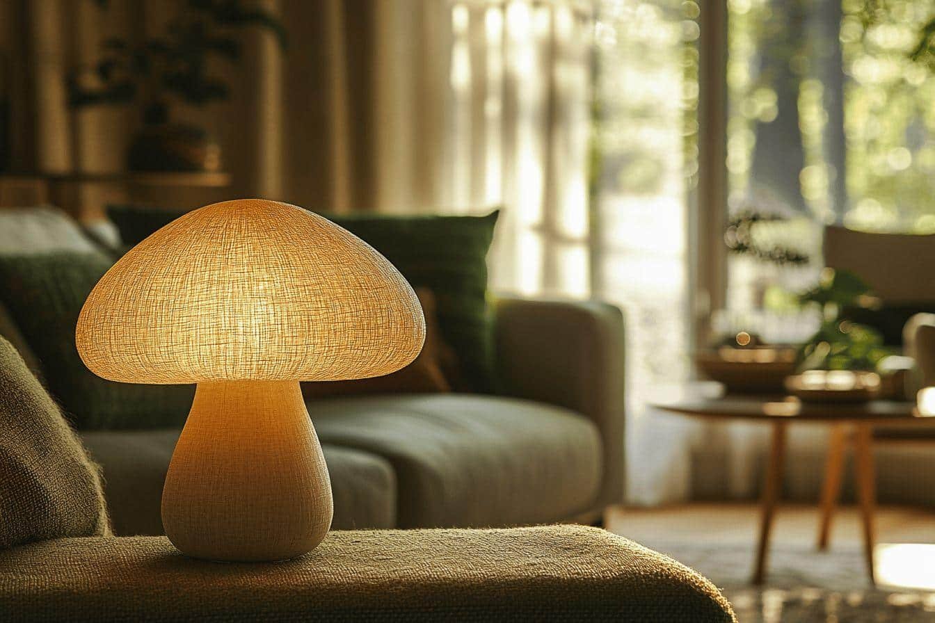 Le champignon, un élément surprenant qui révolutionne la décoration intérieure