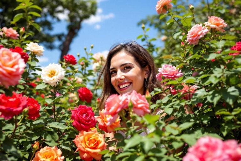Le cultivateur de roses de jardin accueille les amis de la ferme à Bogotá