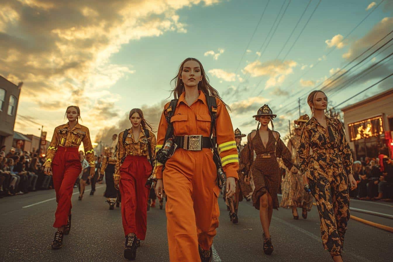 le défilé de mode de Main Street collecte des fonds pour les victimes de l’incendie au centre-ville