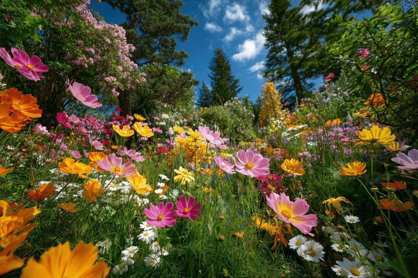 le jardin du mois : un havre de couleurs