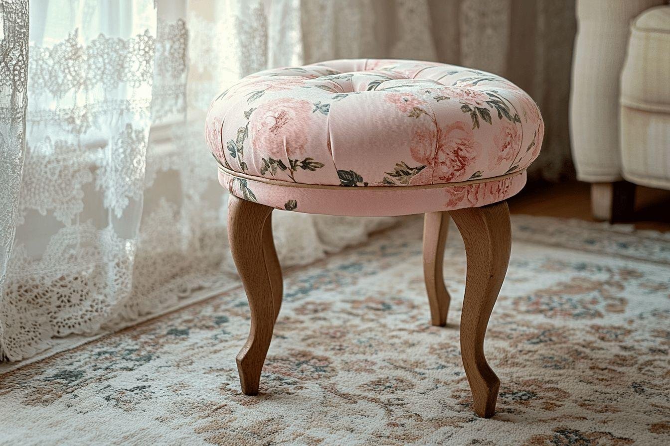 Le tabouret vintage de nos grands-mères s’invite à nouveau dans nos intérieurs