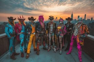 Les cowboys, les cyberpunks et la politique s’invitent à un défilé de mode queer à New York