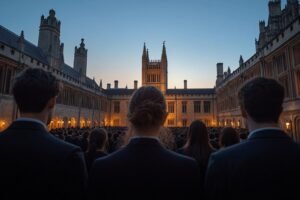 Les étudiants de Cambridge qui ont débattu avec Charlie Kirk se recueillent à sa mémoire