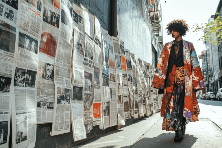 Les journaux s’habillent de chic grâce à cette créatrice de mode