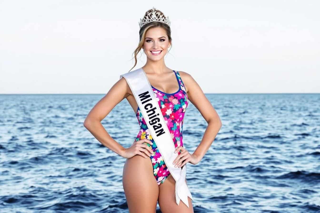 Les premières étapes vers le couronnement de la Miss Michigan 2025 prises sur les plages de sable du lac Michigan