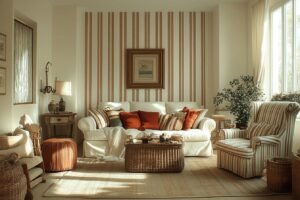 Les rayures à l’honneur cet automne : 15 inspirations pour dynamiser votre décoration !