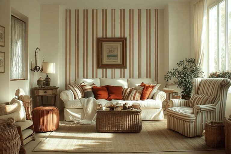 Les rayures à l’honneur cet automne : 15 inspirations pour dynamiser votre décoration !
