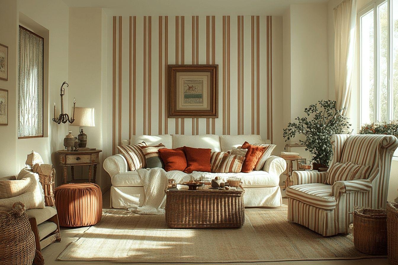 Les rayures à l’honneur cet automne : 15 inspirations pour dynamiser votre décoration !