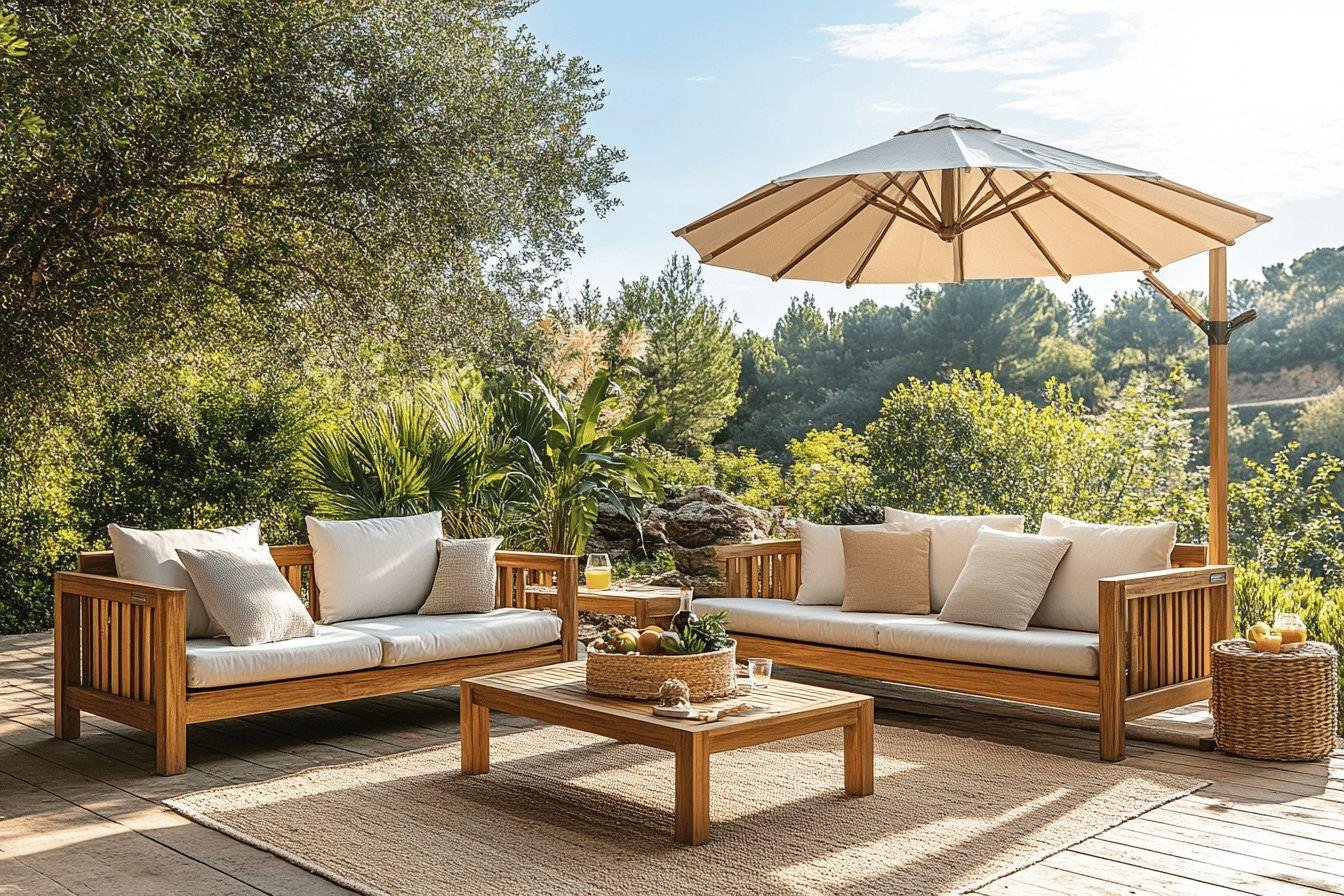 Opération spéciale déco : profitez de la réduction sur ce salon de jardin en bois d’acacia ce week-end