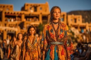 plus de 30 designers autochtones redéfinissent la mode à Santa Fe