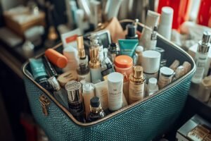 Quelles merveilles se cachent dans le sac beauté de notre rédactrice mode lors de la Fashion Week ?